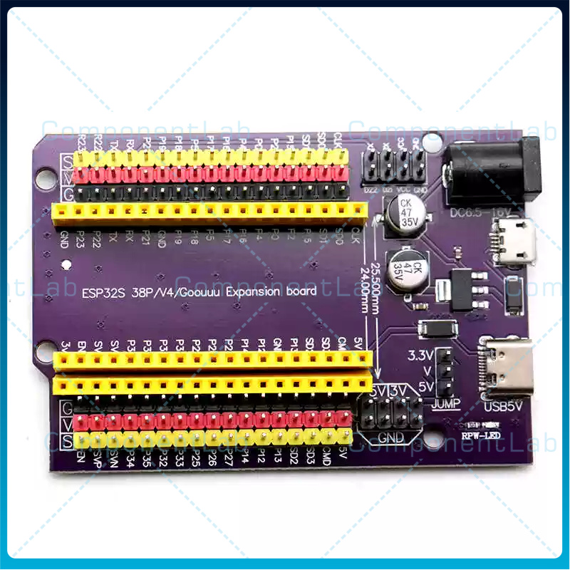 Nodemcu 32S - 5-15 peças Placa de Expansão Roxa