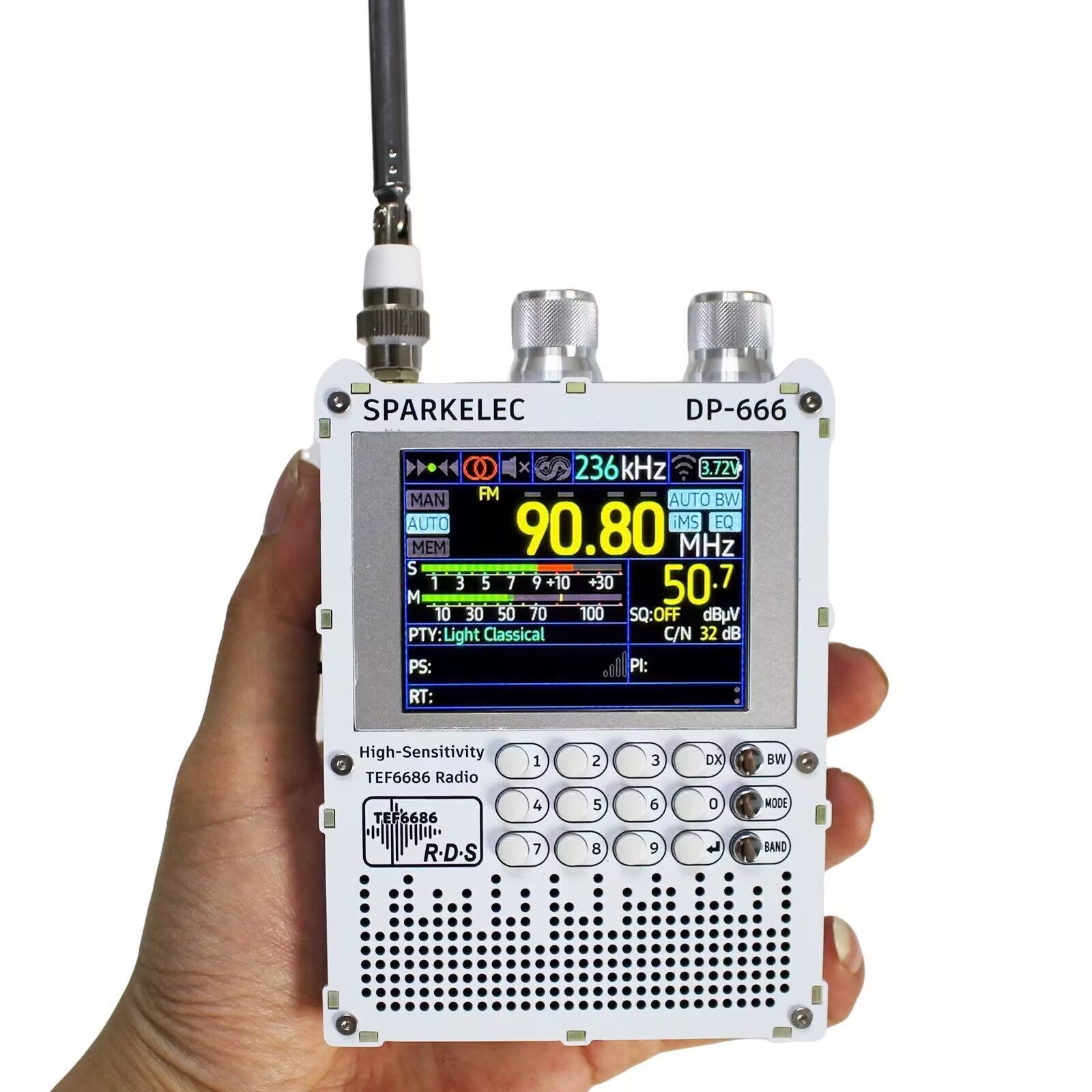Devkitc - Novo DP-666 TEF6686 Rádio de alta