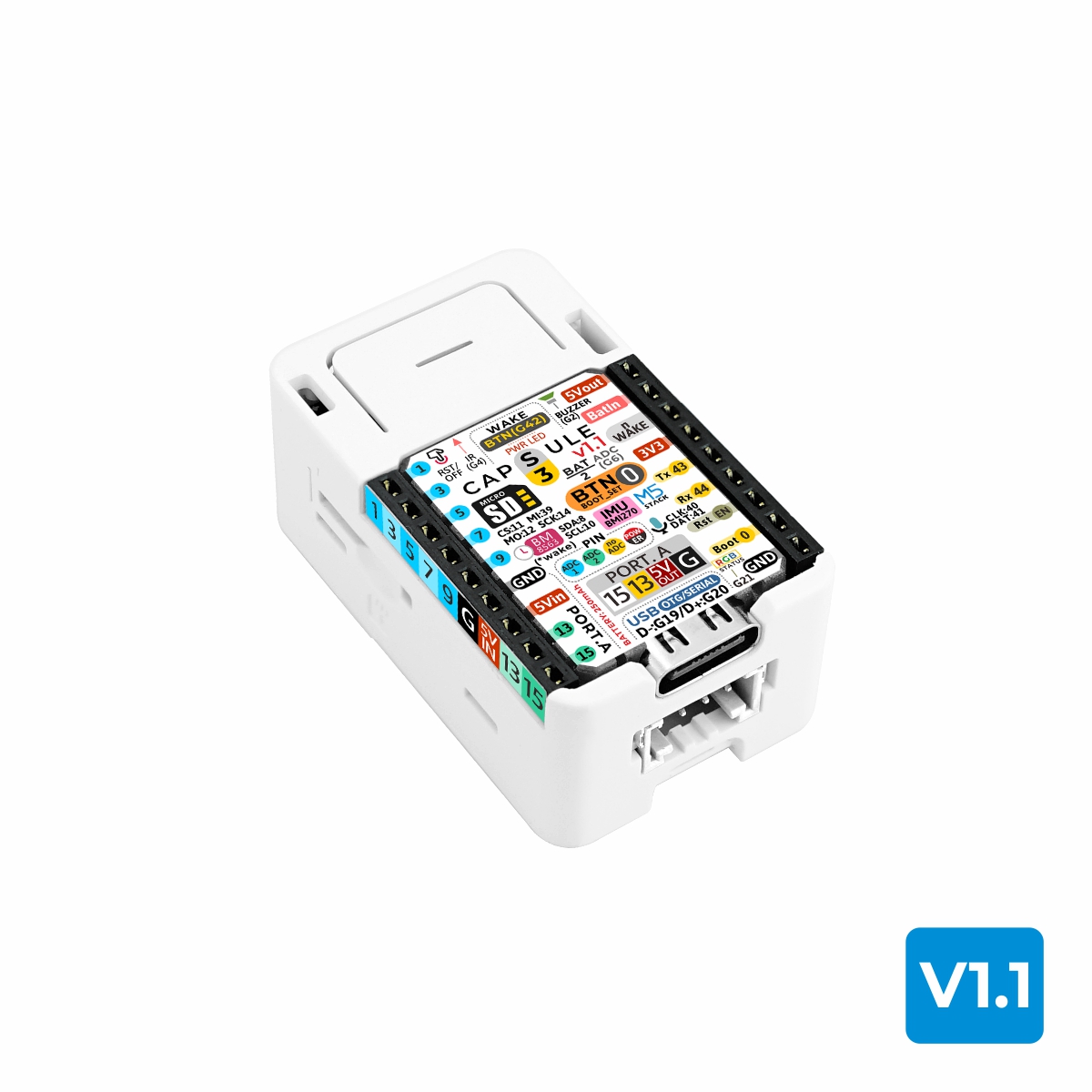 Kit Oficial M5Stack Capsule v1 - Doit Esp32 avaliação e preço