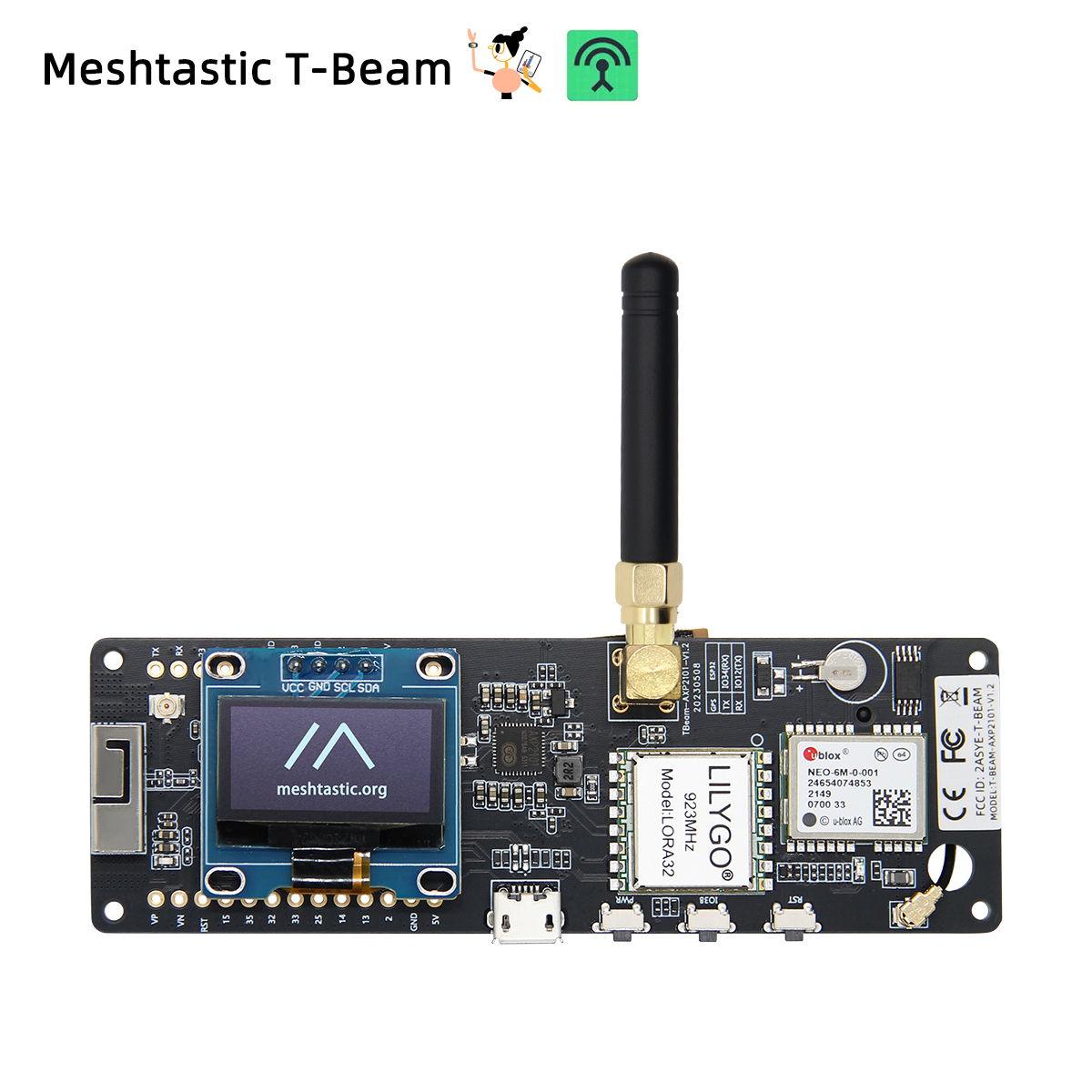 LILYGO® TTGO Meshtastic T-Beam - Ttgo Tdisplay avaliação e preço